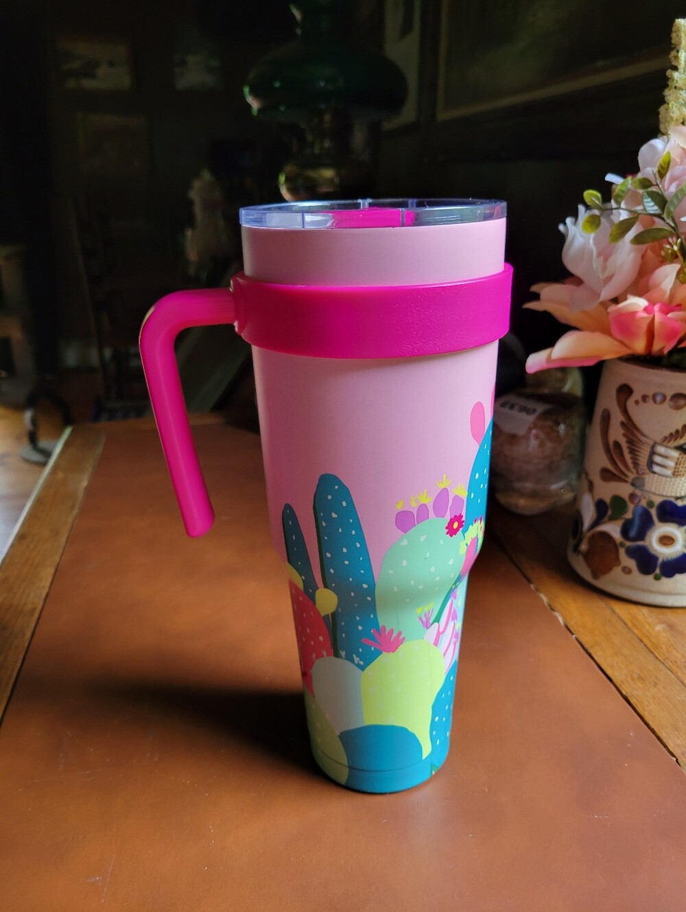 Zak Designs 40 Oz Tumbler With Handle And Sip Lid